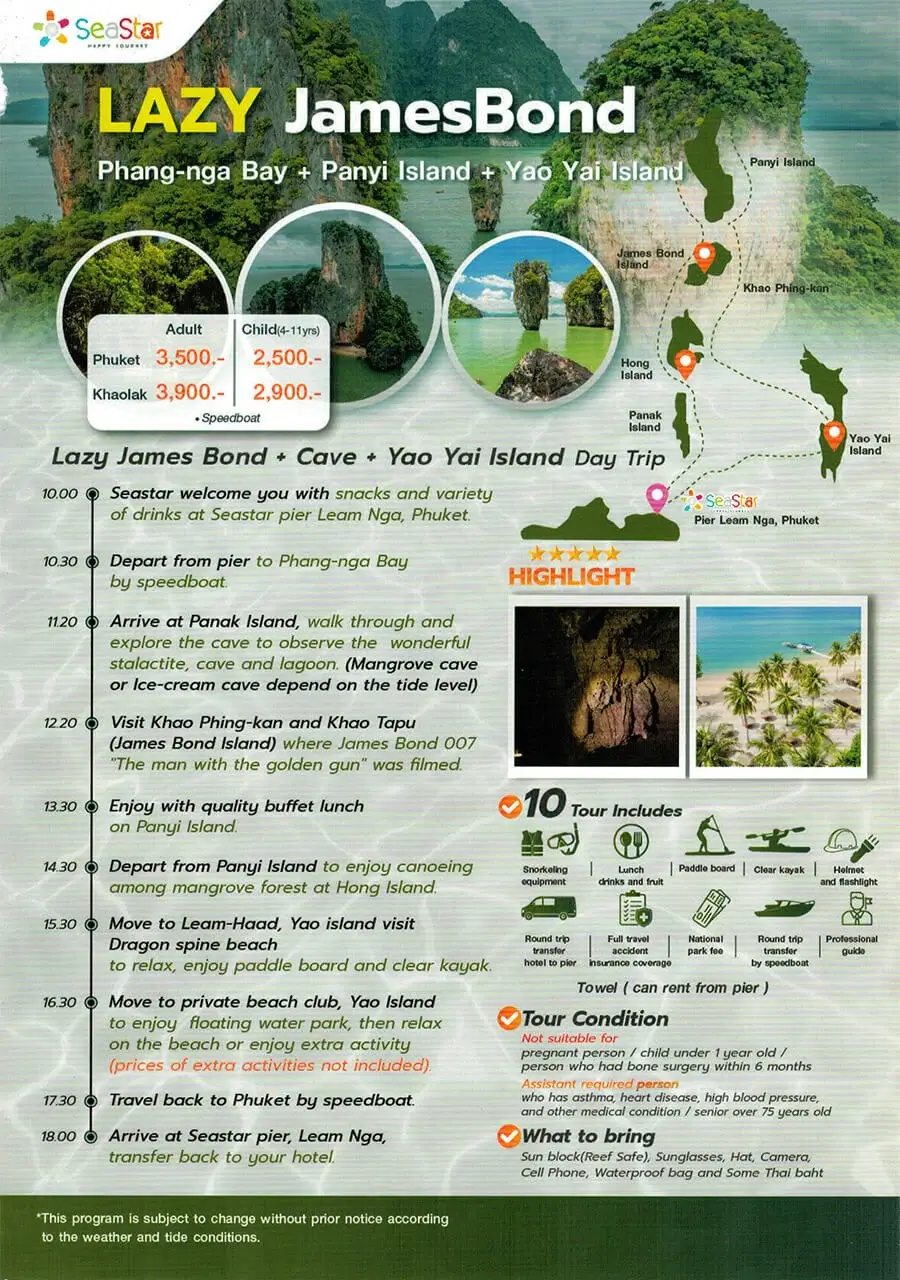 Dive Academy Phuket - Lazy James Bond Island