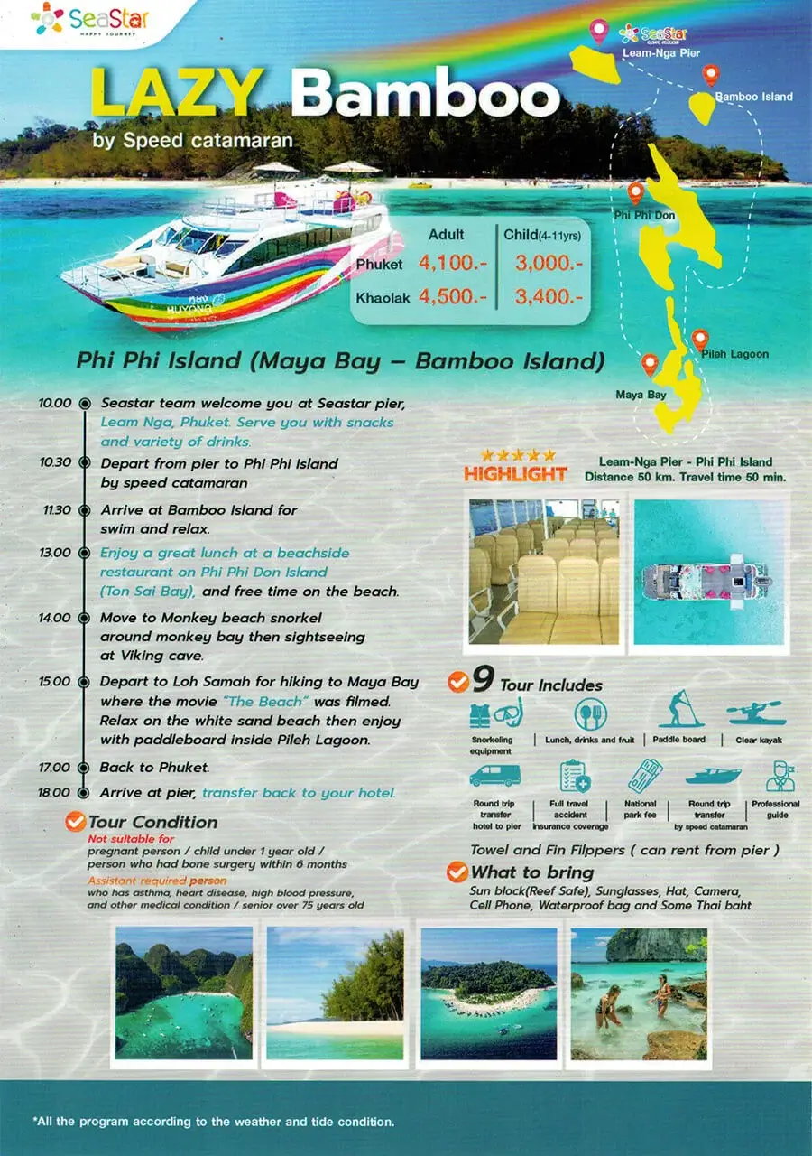 Dive Academy Phuket - Lazy Phi Phi Bamboo Island